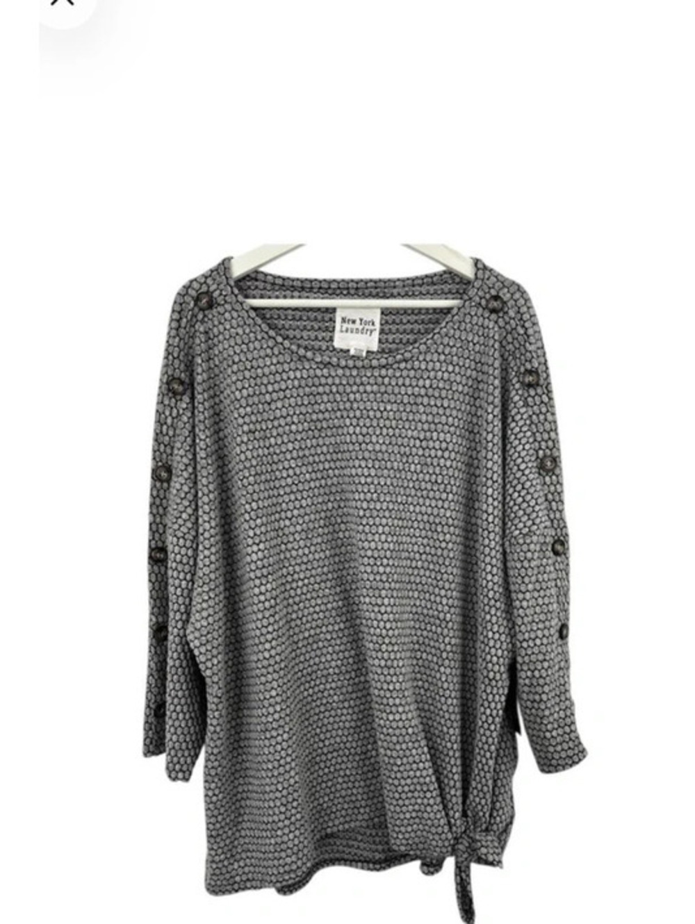 New York Laundry Long Sleeve Pullover Shirt Size 3X